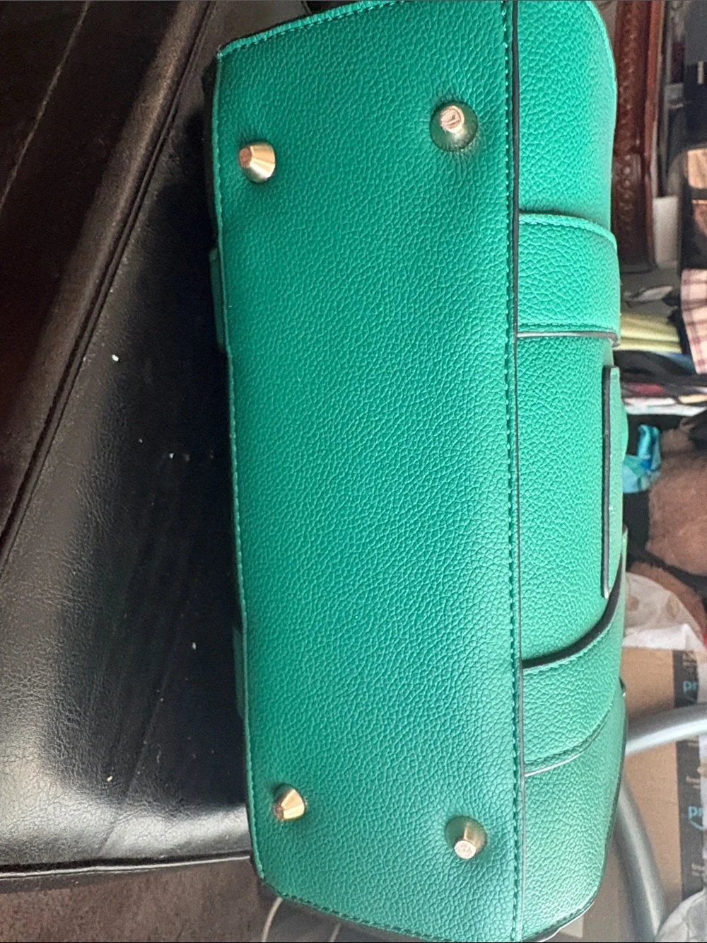 The Tote Bag Teal Crossbody Bag with Matching Wallet - Unbranded